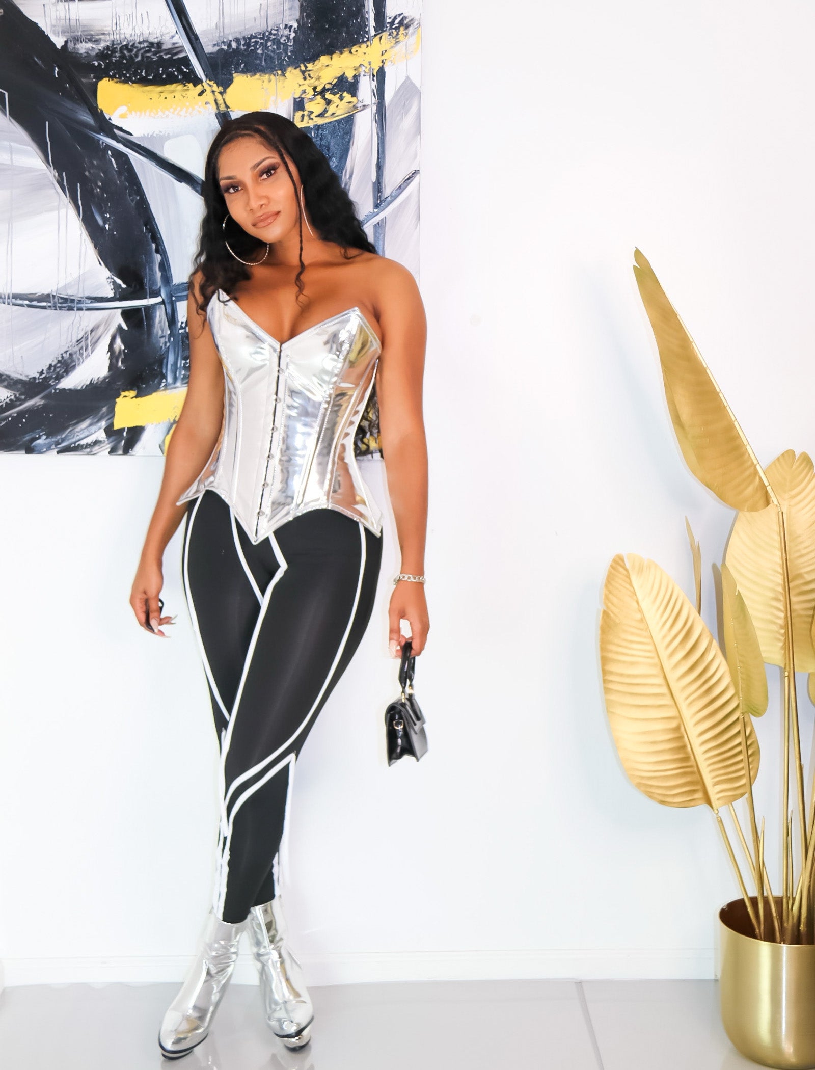 Silva Metallic Corset (6612186955811)