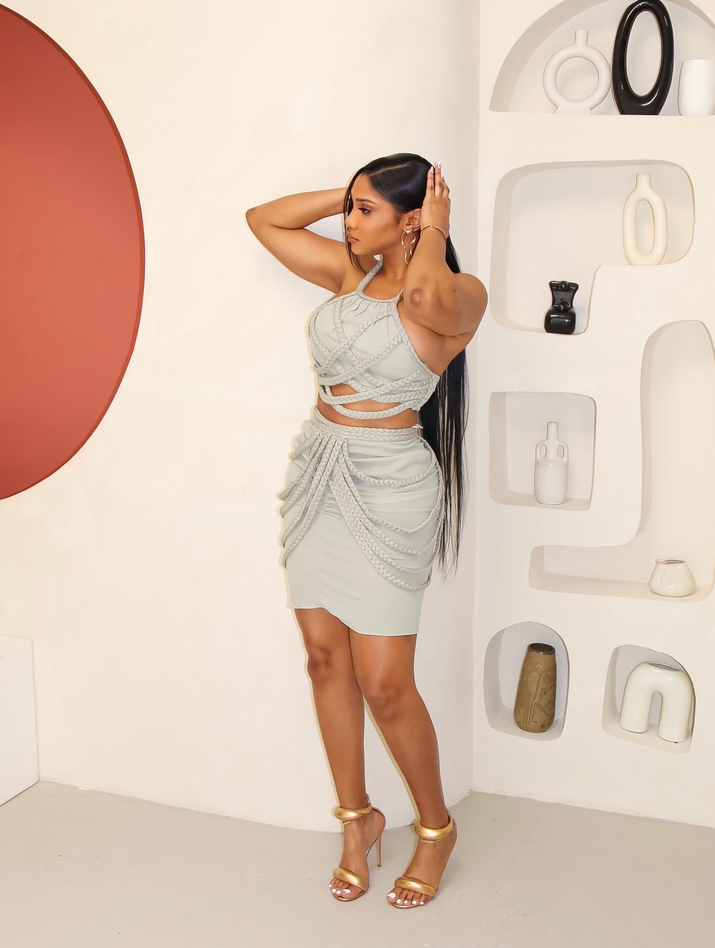 ‘Classy Bih’ Skirt Set