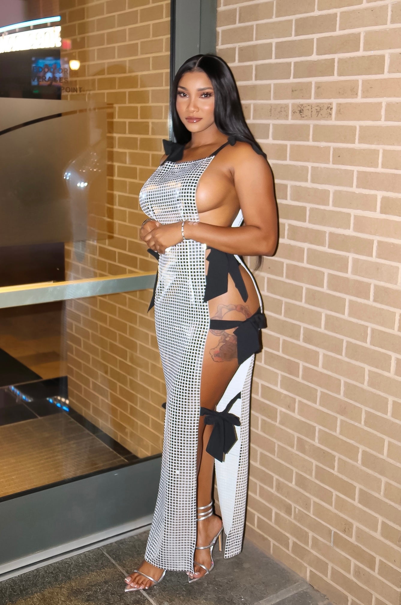 ‘Ayonna’ Slit Dress