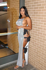 ‘Ayonna’ Slit Dress