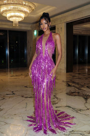 ‘Toferin’ Fringe Dress