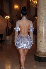 ‘Kira’ 3D Leaf Dress