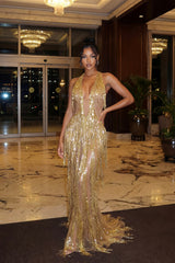 ‘Toferin’ Fringe Dress