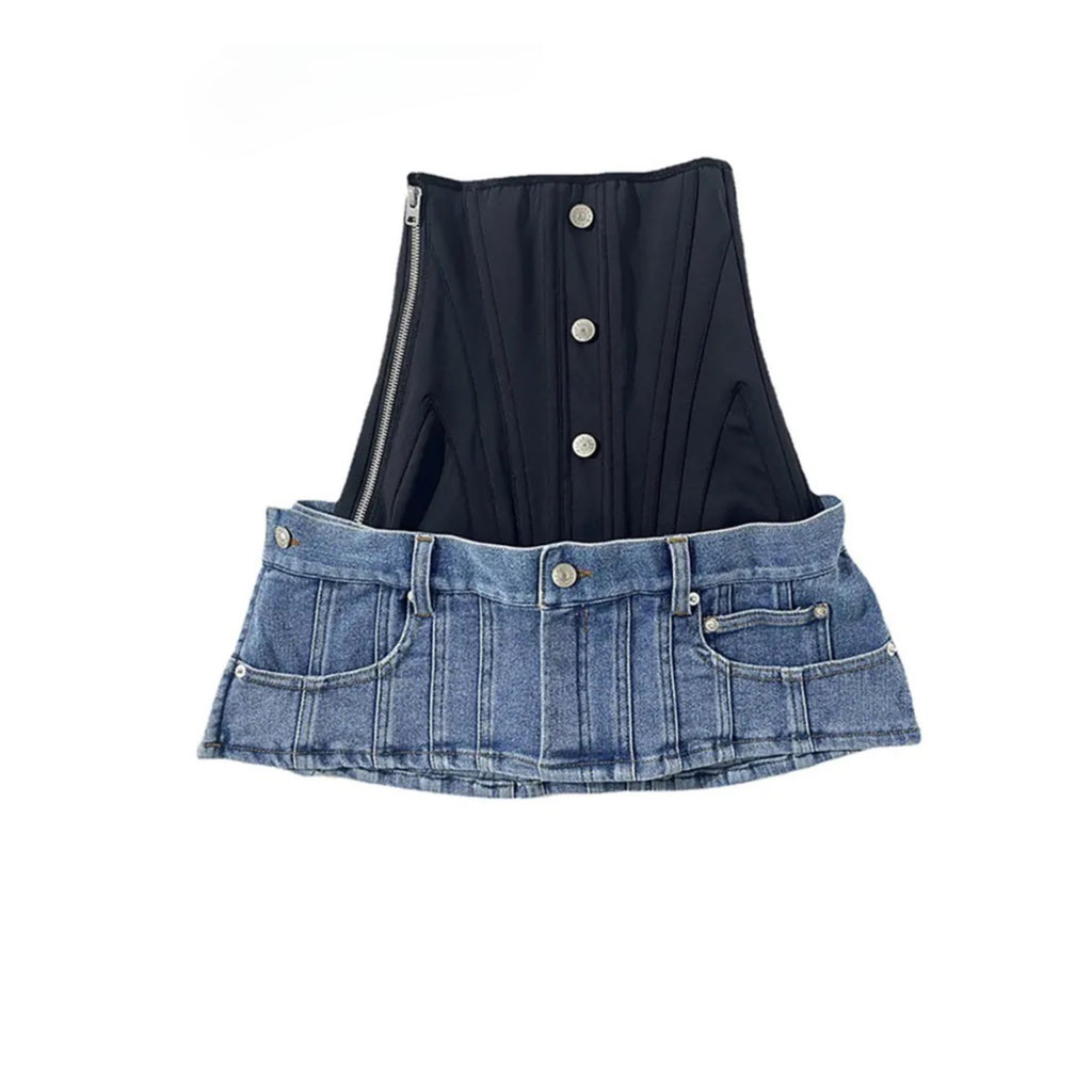 ‘Jade’ High Waisted Skirt (6863512240163)