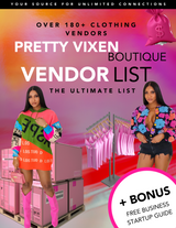 Pretty Vixen Boutique Vendor List