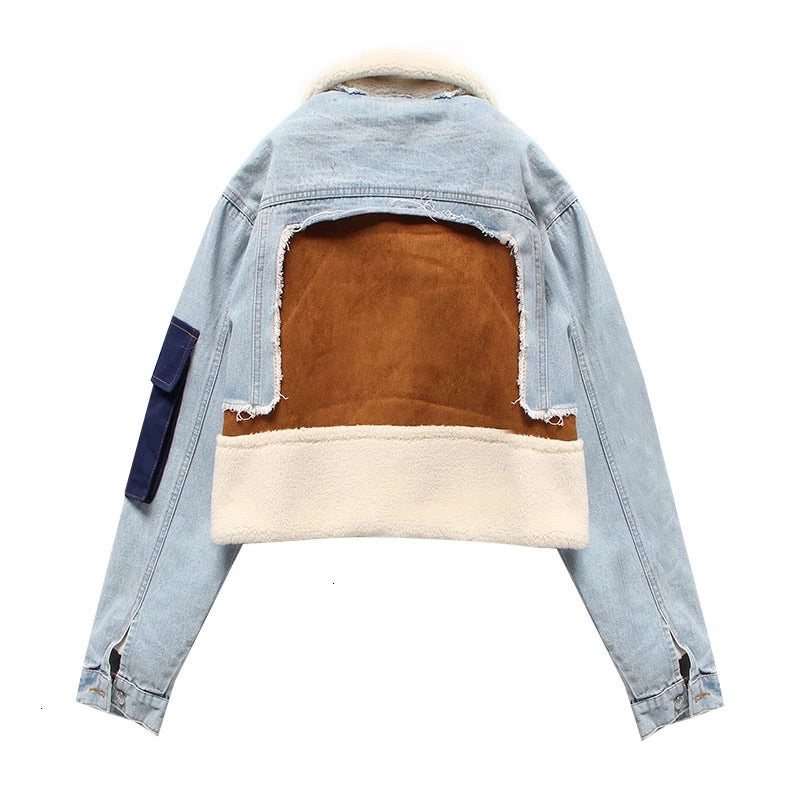 Stella Patchwork Denim Jacket